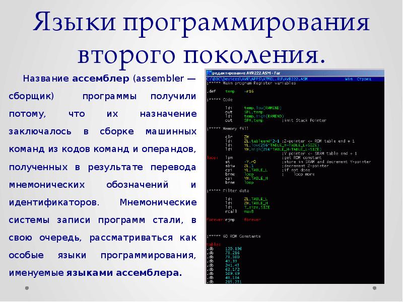 Проект на языке программирования