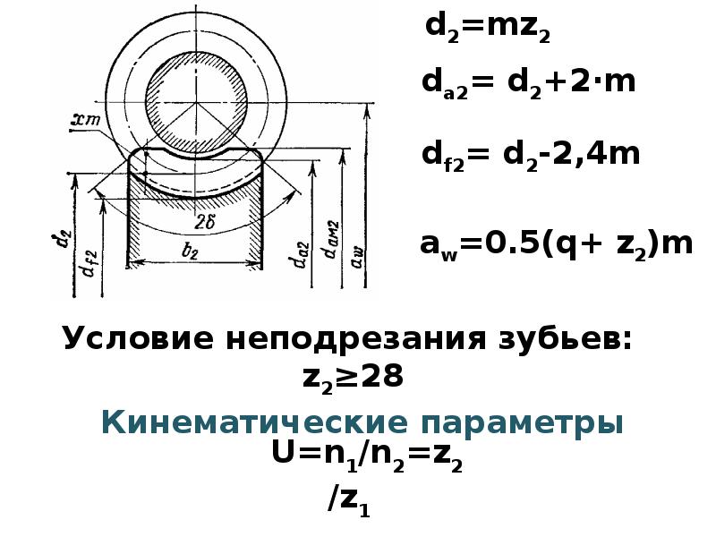 Червячные передачи презентация