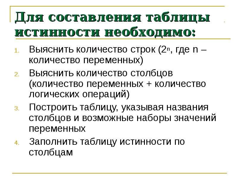 Алгоритм составления таблицы. Укажите истинное высказывание алгоритм. Правила составления таблиц. Критическое высказывание алгоритм. Фразы про алгоритм.