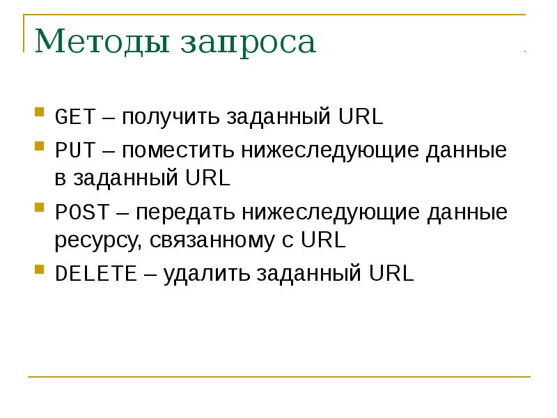 Методы запросов. Тело запроса метода get. Технология www. Get получать.