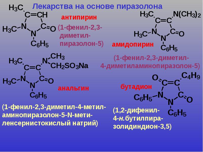 5.1 3.3. 1 Фенил 2,3-диметил-пиразолон 5. 1-Фенил-2,3-диметил-4-диметиламинопиразолон-5. Производные пиразолона 5. 1 Фенил 2 3 диметилпиразолон 5.