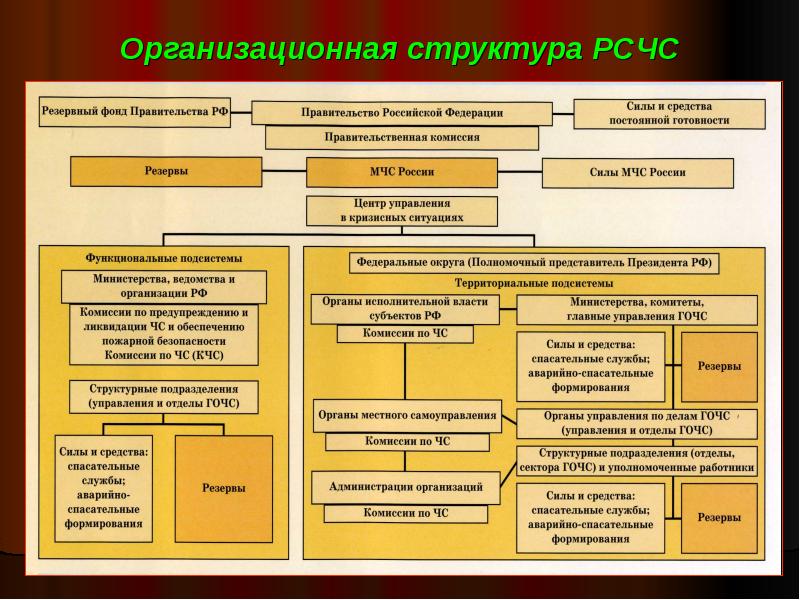 Организация управления силами