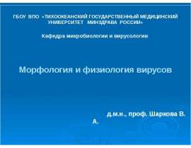 Морфология вирусов