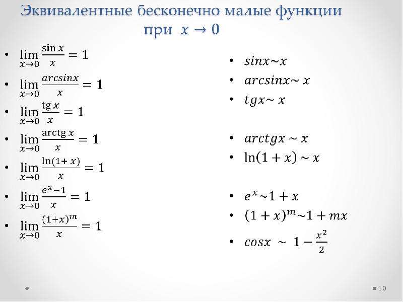 Мал функция. Таблица эквивалентов бесконечно малых. Таблица эквивалентности пределов. Таблица эквивалентности бесконечно малых функций. Это таблица эквивалентных бесконечно малых и замечательные пределы..