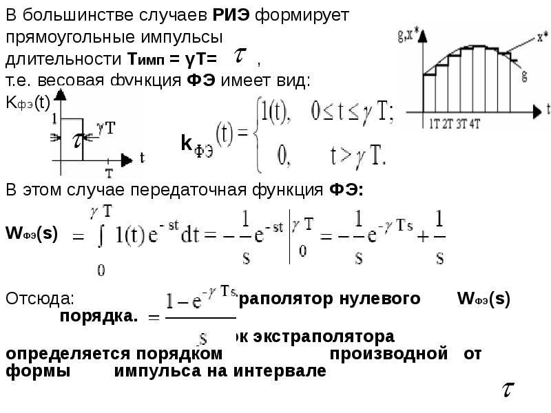 Изображение по лапласу треугольного импульса