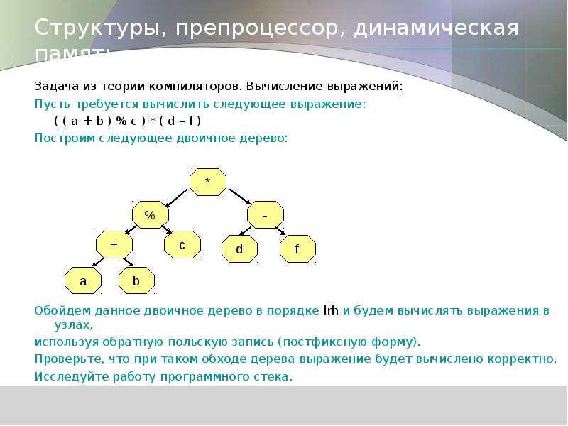 Дерево выражений