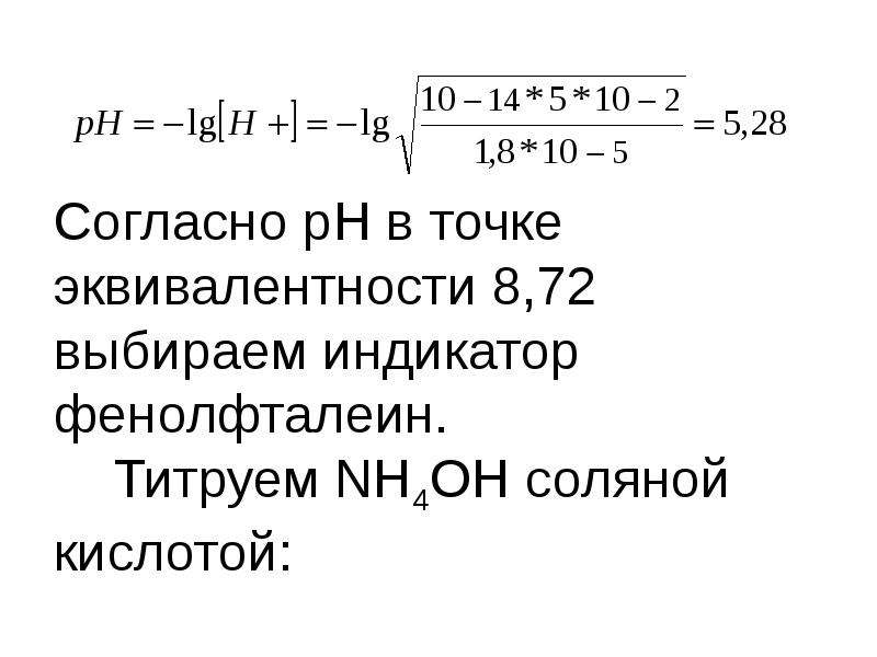 Схема реакции нейтрализации