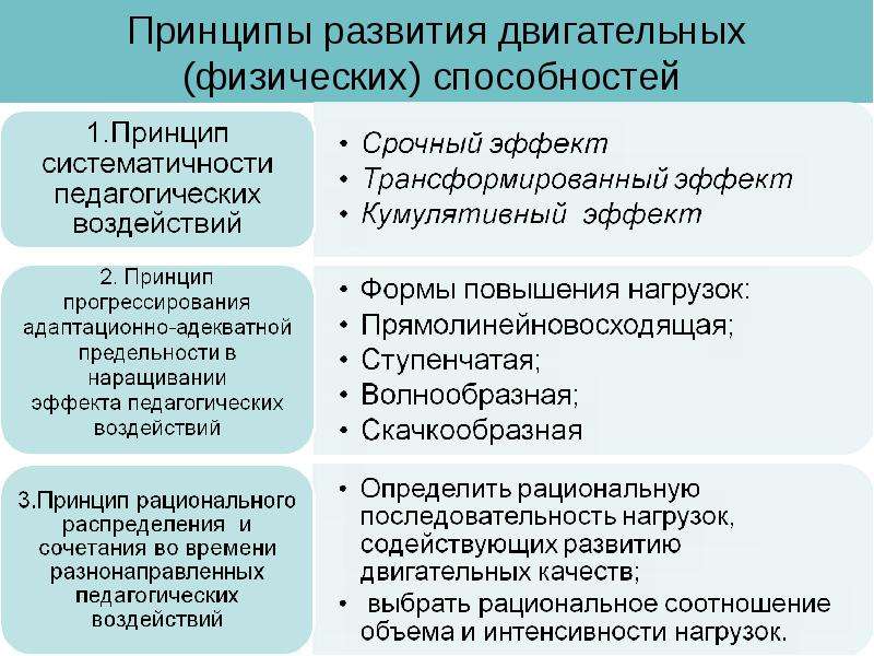 Принципы развивающей задачи. Принципы развития физических способностей. Принципы развития двигательных способностей. Принципы формирования двигательного навыка. Принцип развития.