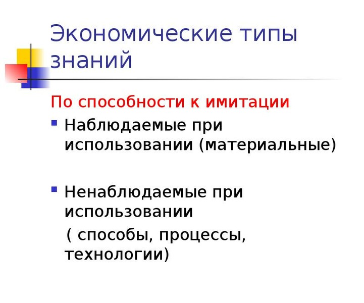 Типы знаний