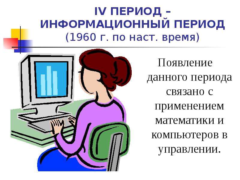 Четвертый период. Информационный период менеджмента. Информационный период развития менеджмента. Информационный период менеджмента кратко. Информационный период (1960 г. — наше время).