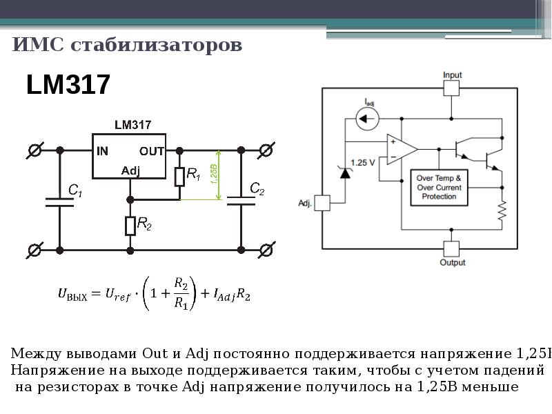 Презентация на тему стабилизатор