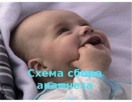 схема сбора анамнеза у детей