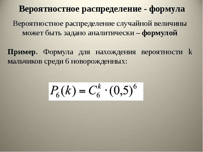 Формула распределения. Формула распределения случайной величины. Формула распределения вероятностей. Уравнение распределения.