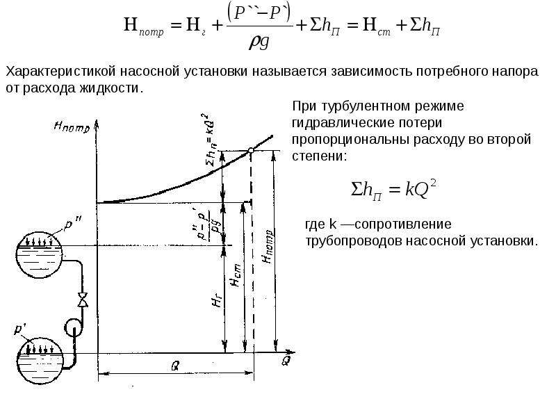 Характеристики установки. Напор для проектируемой насосной установки. Определить напор насоса насосной установки. Мощность насосной установки определяется по формуле. Расчет насосной установки для трубопровода.