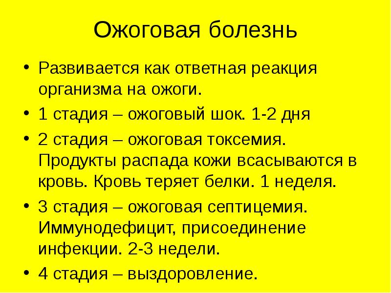 Ответная реакция организма