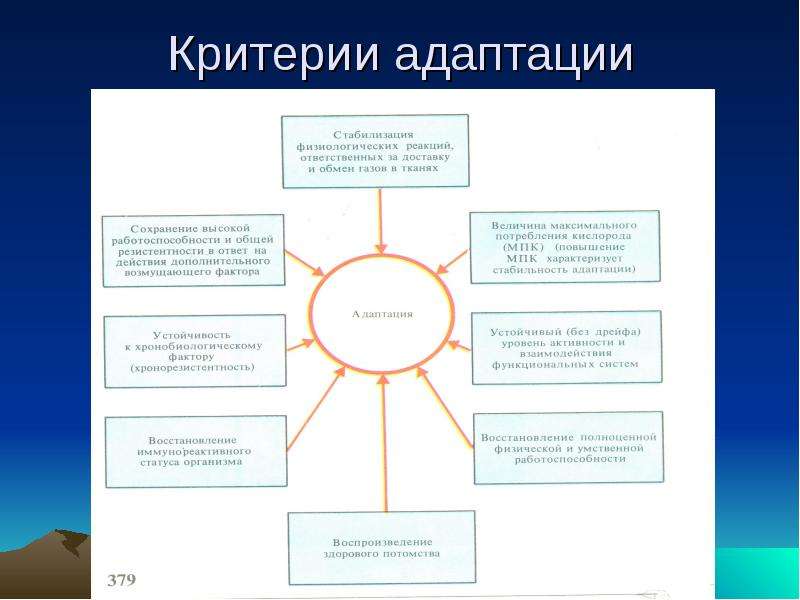 Здоровье и адаптация презентация