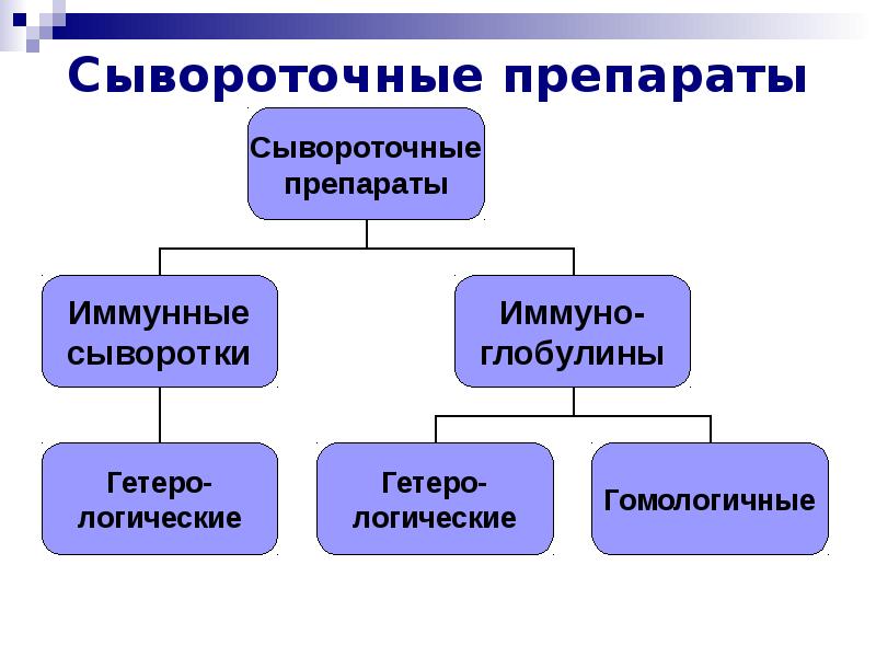 Иммунные сыворотки препараты