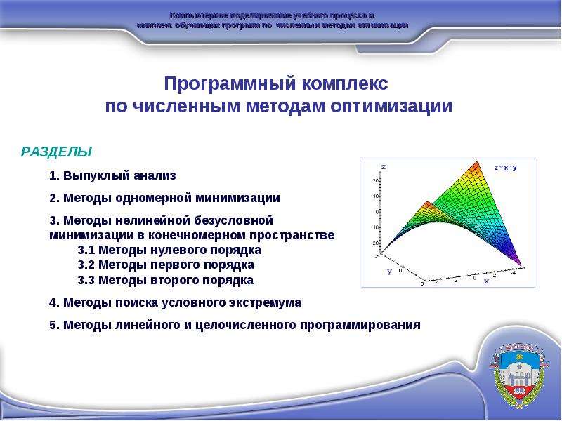 Проект численные методы