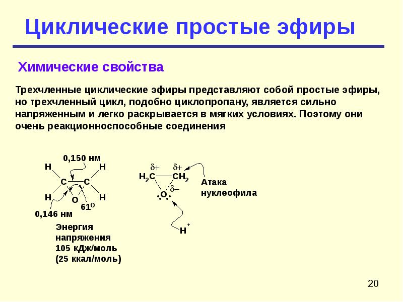 Простые эфиры презентация