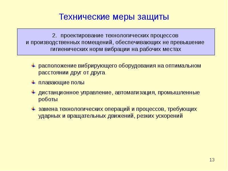 Защита от производственной вибрации презентация