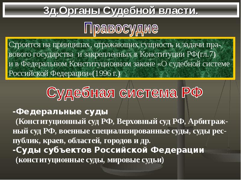 Какой принцип судебной системы и правосудия прежде всего иллюстрирует рисунок