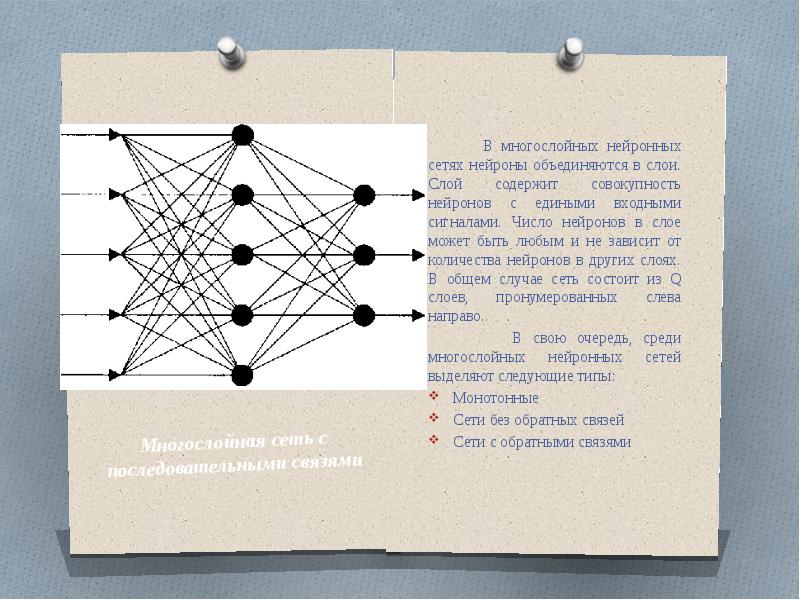 Нейронные сети презентация