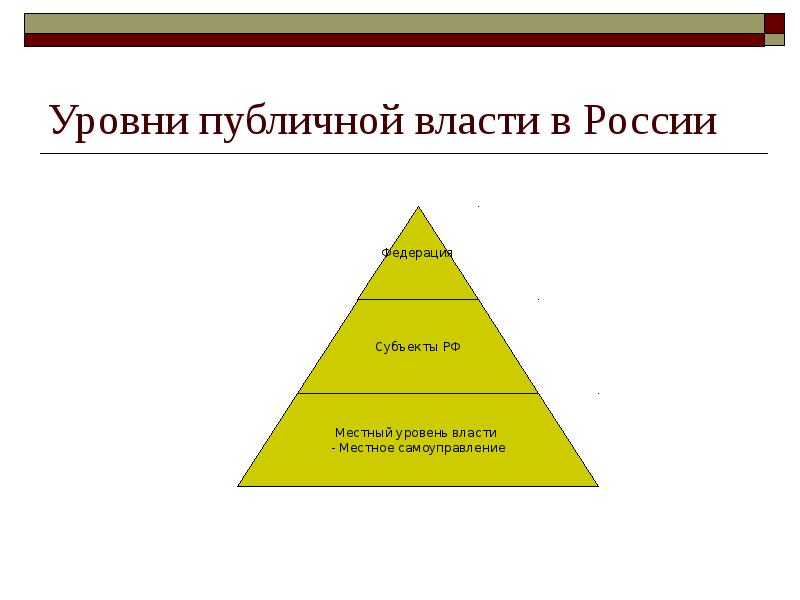 Организация публичной власти