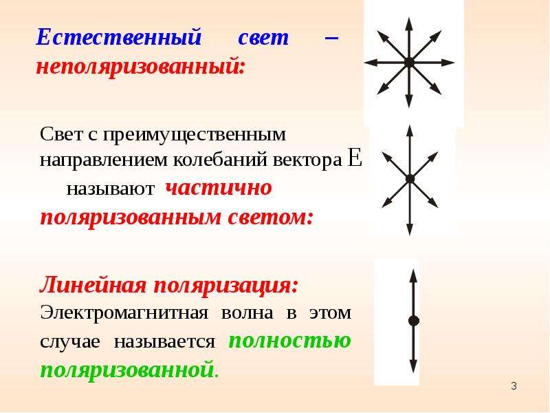 Плоскополяризованный свет рисунок