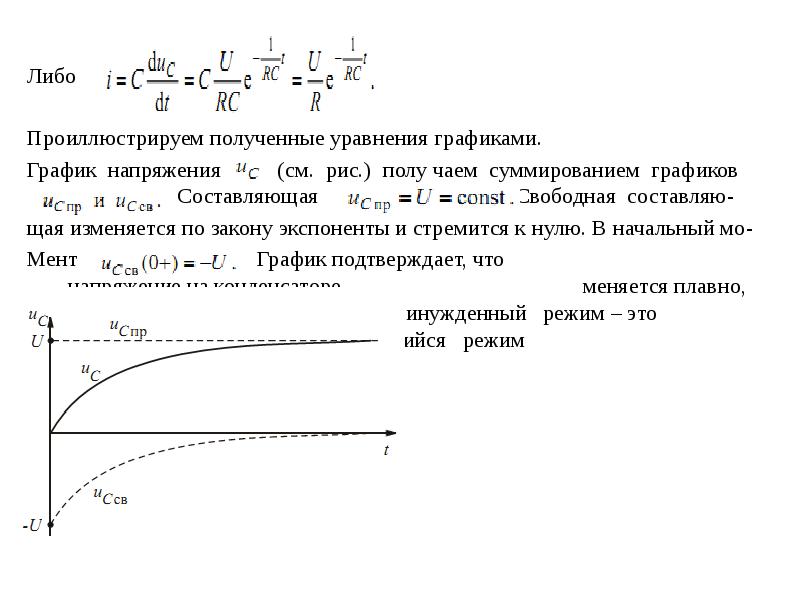 Переходные процессы в электрических цепях презентация