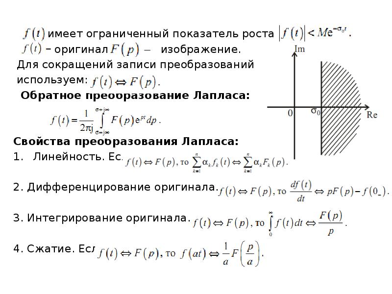 Теорема о дифференцировании изображения