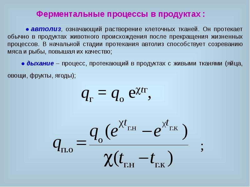 Автолиз процесс