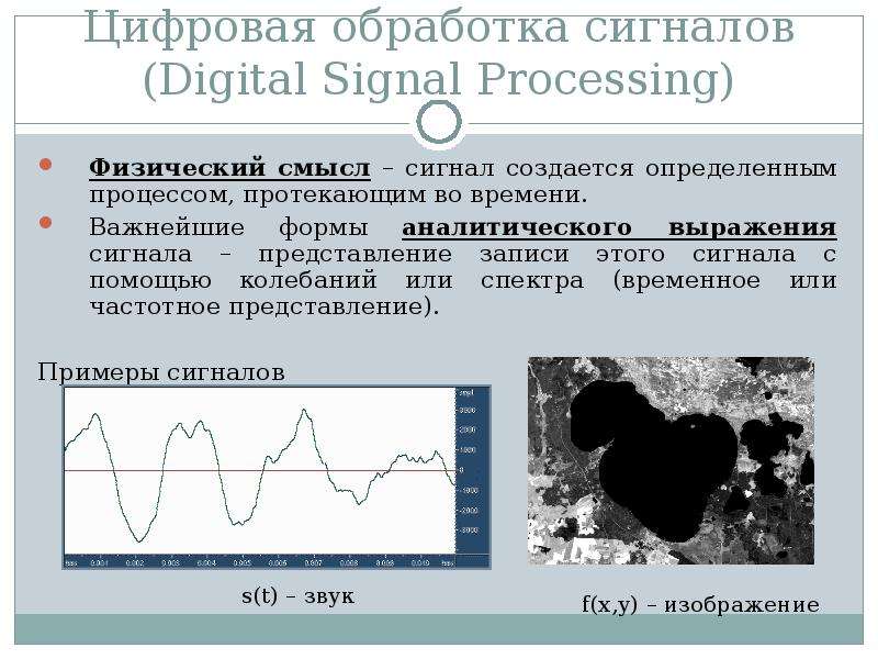 Цифровая обработка сигналов и изображений в радиофизических приложениях