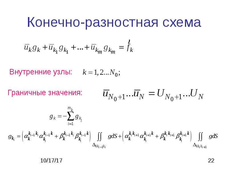 Конечно разностной