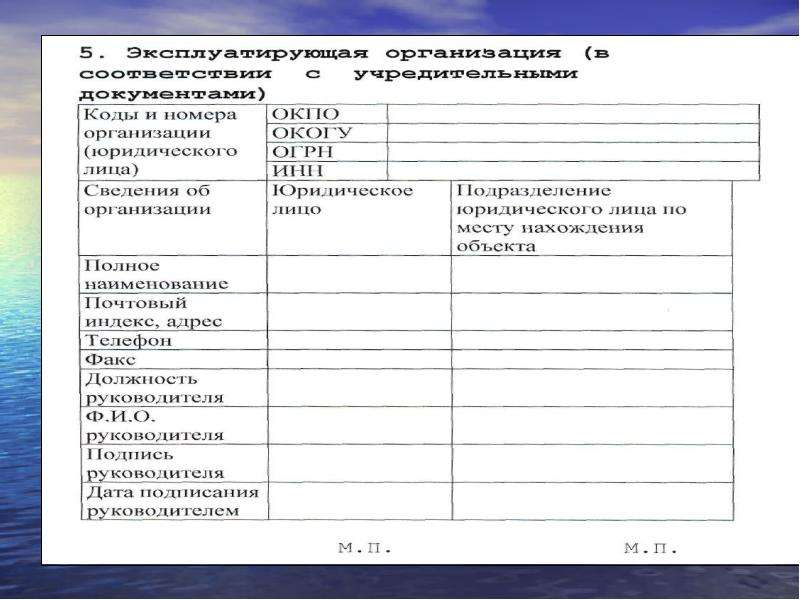 Опись для ростехнадзора образец документов