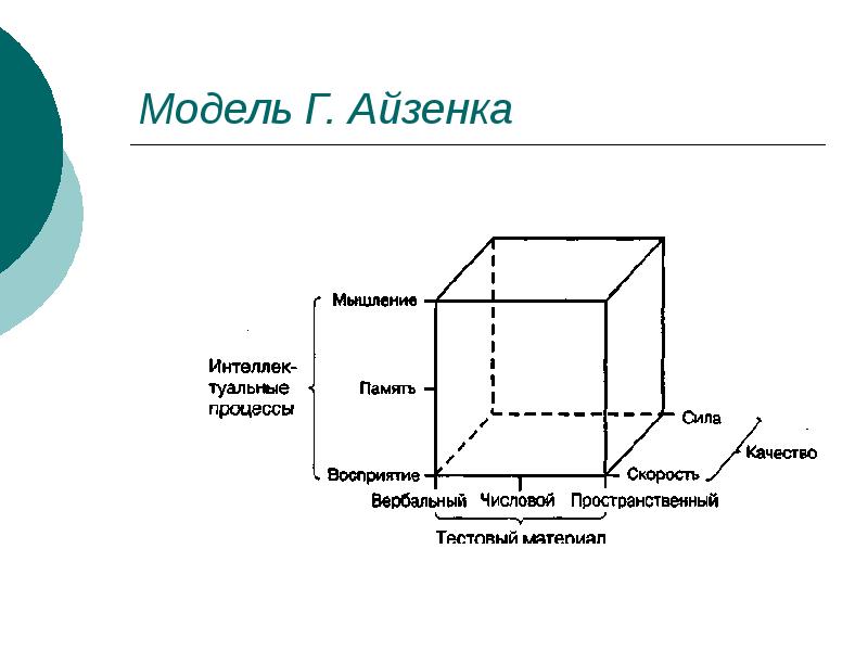 На рисунке представлена графическая модель структуры интеллекта г айзенка где iq означает интеллект