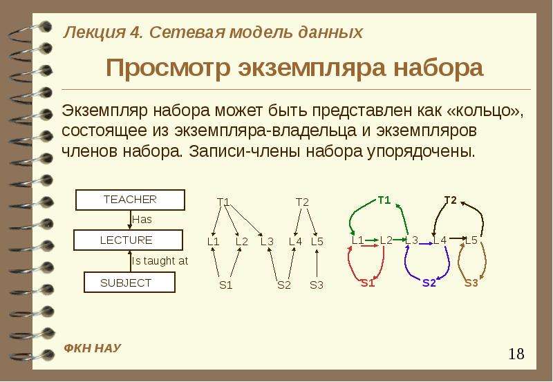 Презентация сетевая модель данных 11 класс