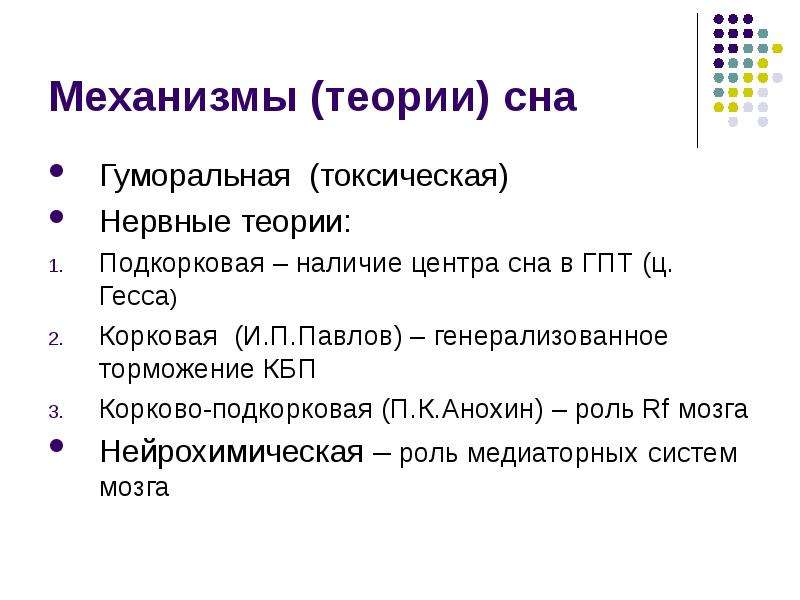 Механизмы сна. Теории механизмов сна физиология. . Фазы сна. Теории сна. Физиологические. Теории объясняющие механизмы развития сна. Теория сна Гесса.