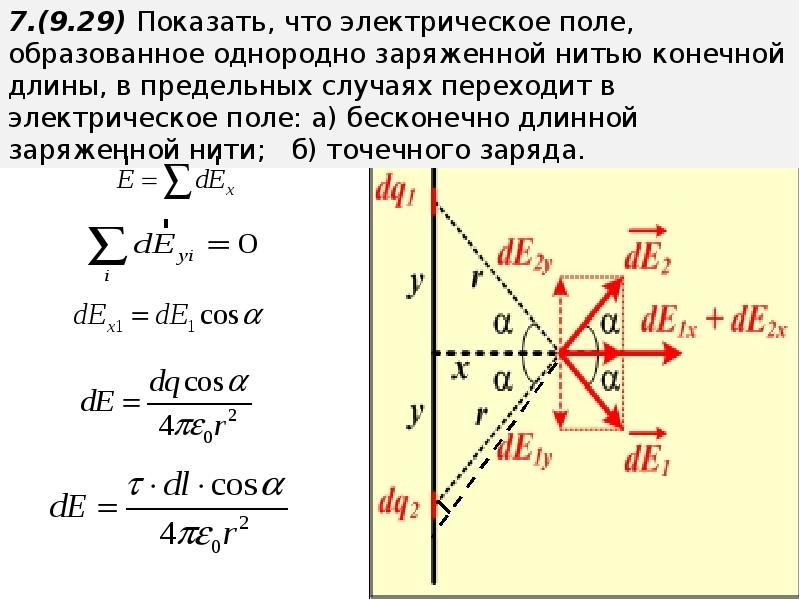 Бесконечный заряд. Напряженность поля бесконечной заряженной нити. Напряженность электрического поля бесконечно заряженной нити. Напряженность поля заряженной нити формула. Напряженность поля равномерно заряженной бесконечной нити.