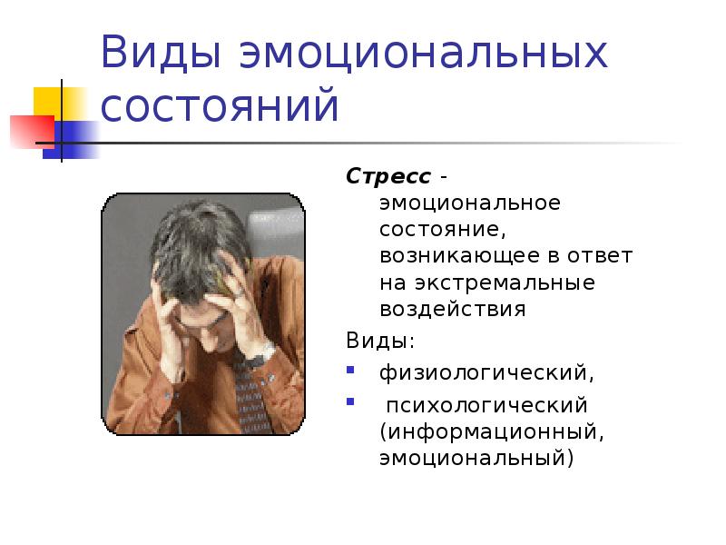 Расстройства психологического плана возникающие в ответ на психологический стресс