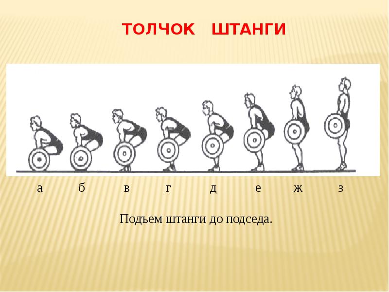 Определить толчок