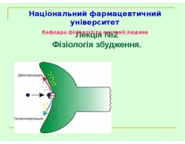Фізіологія збудження(ССО)