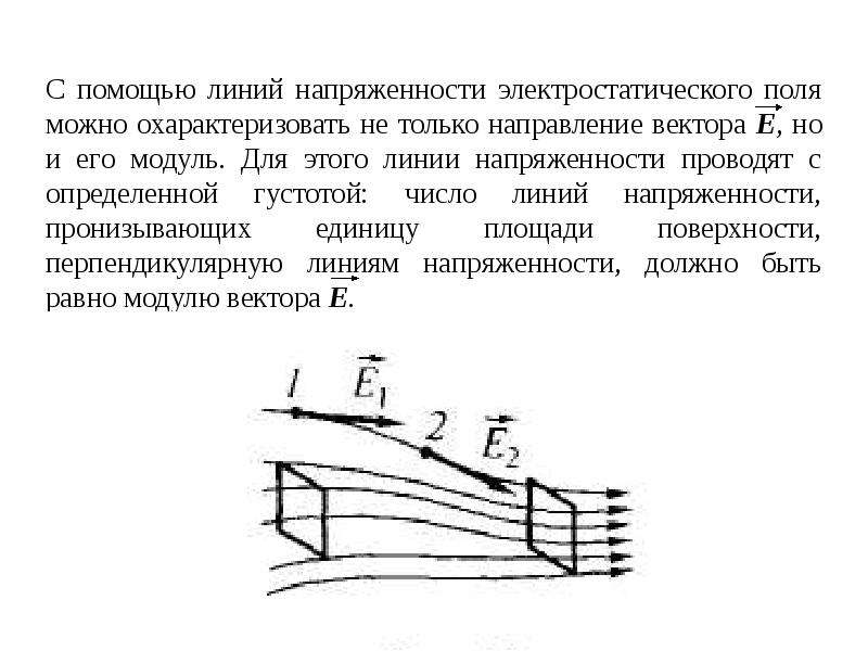 Линии вектора напряженности электростатического поля. Густота линий напряженности электростатического поля. Линии напряженности проводят с определенной густотой. Как с помощью линий напряженности можно узнать где модуль вектора е. Густота линий напряженности электростатического поля характеризует.