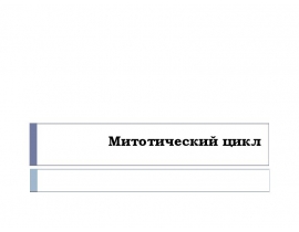 Митоз