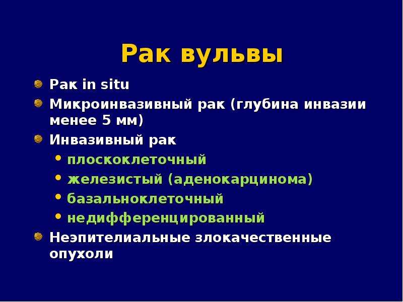 Рак вульвы