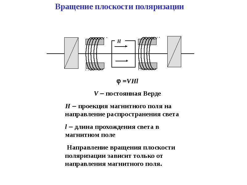 Проекционная картина поляризованного света