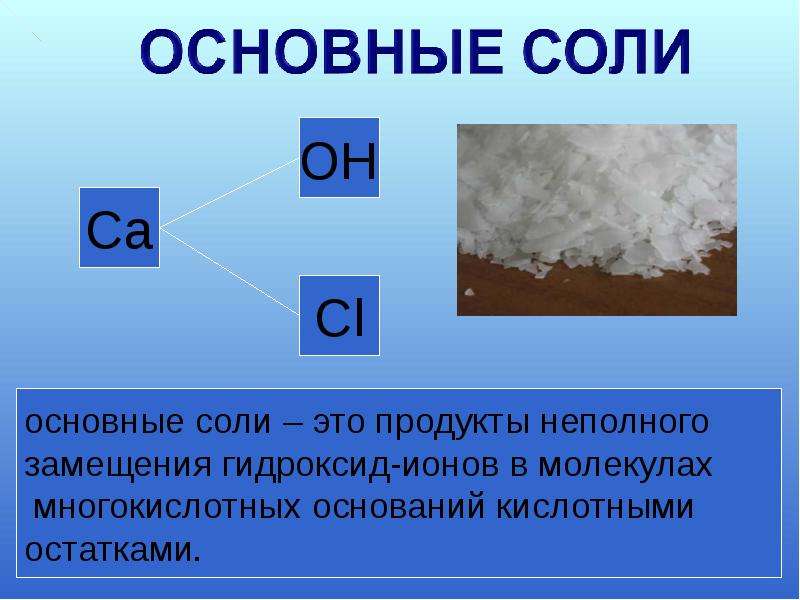 Соли в свете тэд их классификация и свойства 8 класс презентация