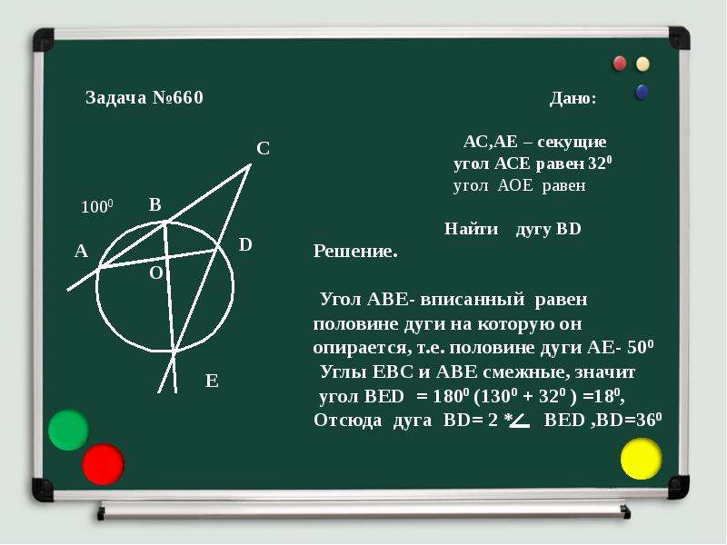 Теорема об отрезках пересекающихся хорд презентация 8 класс атанасян