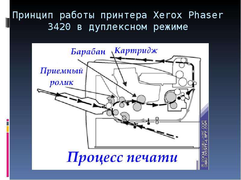 Циклы механизма принтера hp это