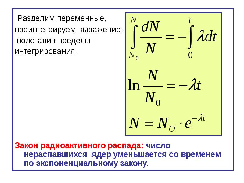 Презентация биологическое действие радиации закон радиоактивного распада 9 класс физика