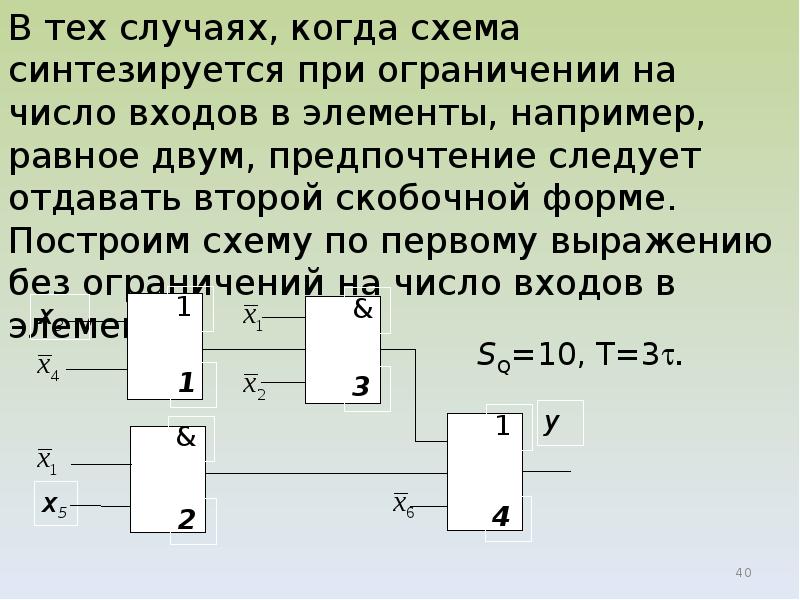 Комбинационные логические схемы